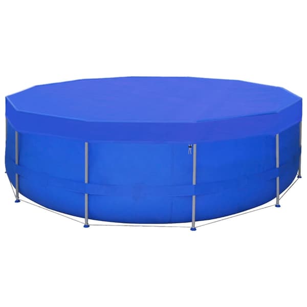 Poolöverdrag 2 st PE runt 540 cm 90 g/m²