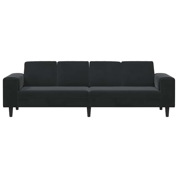 Vardagsrumsoffa Svart 250 x 77 x 76 cm