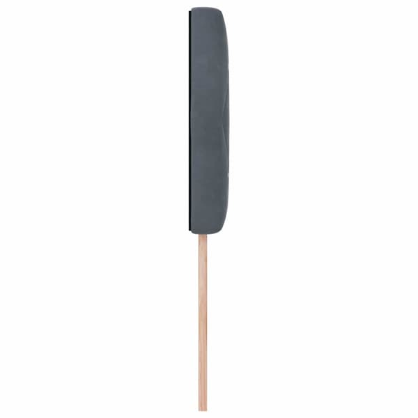 Huvudgavel Mörkgrå 100 cm Sammet