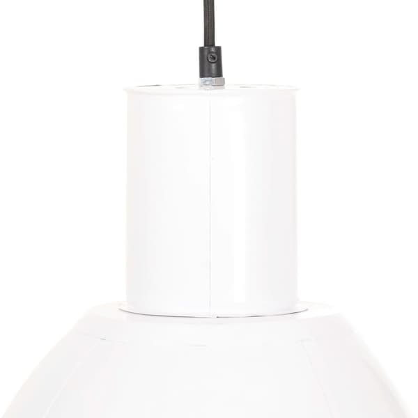 Hänglampa 25 W vit rund 28,5 cm E27