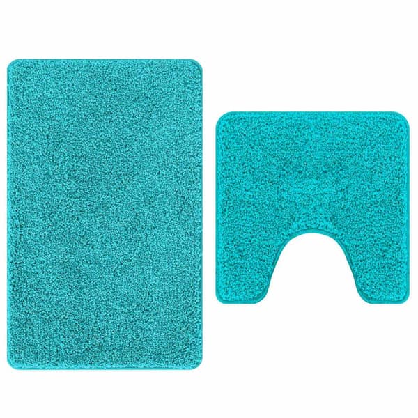 Antisklid badmatta set 2 pcs Turkos PP