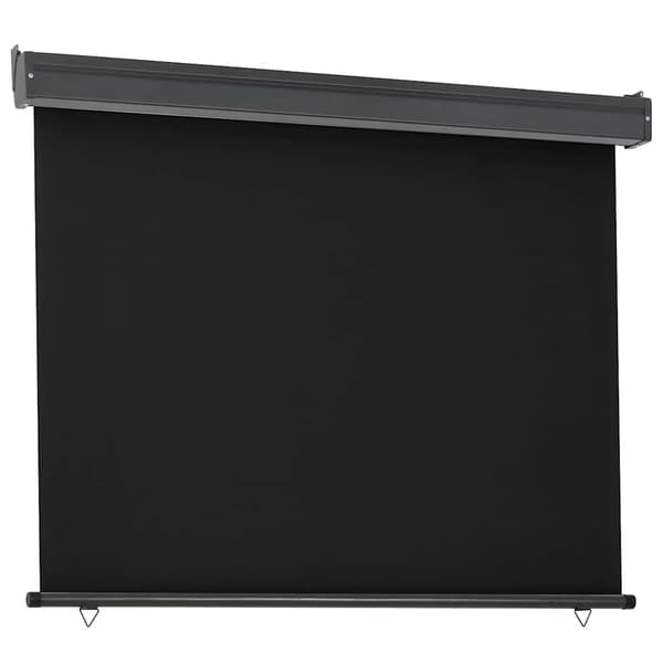 Balkongmarkis 125x250 cm svart
