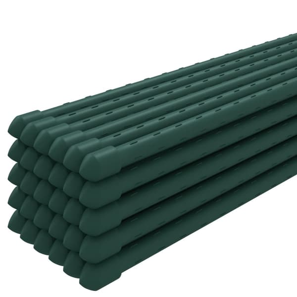 Växtstöd 30 st grön 115 cm stål