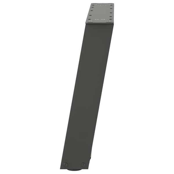 Soffbordsben U-formade 2 st antracit 60x(42-43) cm stål