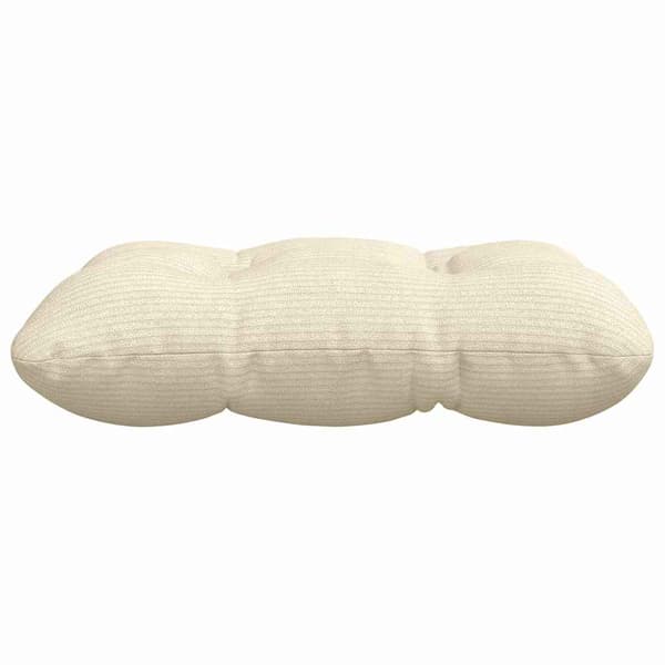 Sittkuddar 4 pcs Kräm 40 x 40 cm Kordread tyg