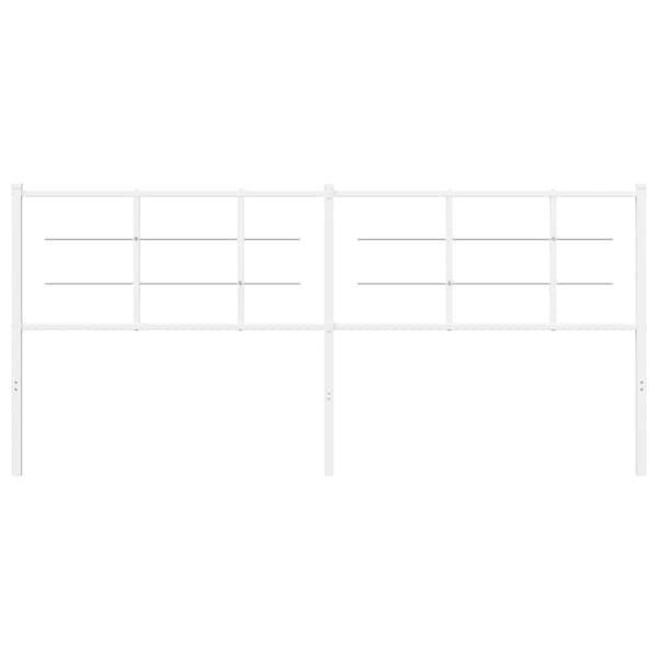 Ersättningsgavel metall vit 200 cm