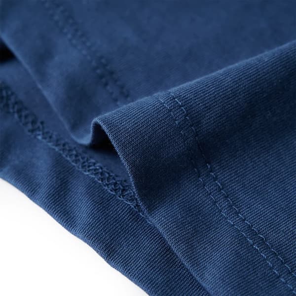 T-shirt för barn mörkblå 92