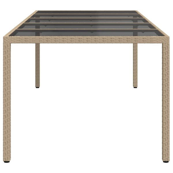 Trädgårdsbord Beige konstrotting