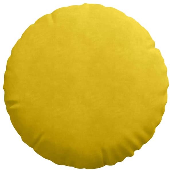 Sittkuddar 2 pcs Gul Ø50 x 19 cm Sammet