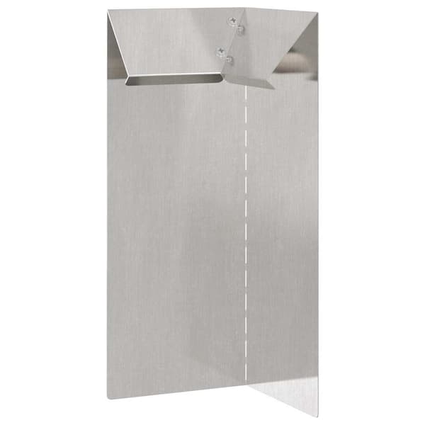 Snigelfence 10 x 10 x 25 cm Rostfritt stål Silver