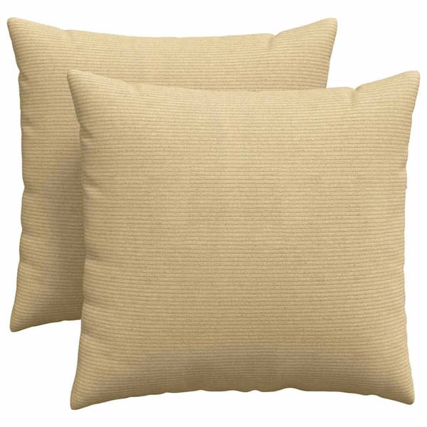 Sofakuddar 2 pcs Grågrön 45 x 45 cm Kordread tyg