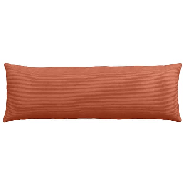 Sofakuddar 2 pcs Röd orange 120 x 40 cm Kordread tyg