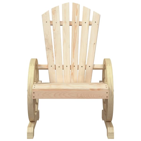 Adirondackstolar 2 st massivt granträ