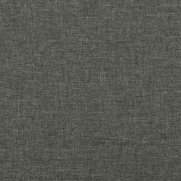 Sängram utan madrass mörkgrå 200x200 cm tyg