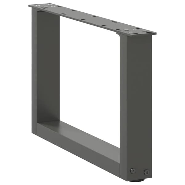 Soffbordsben U-formade 2 st antracit 50x(30-31) cm stål