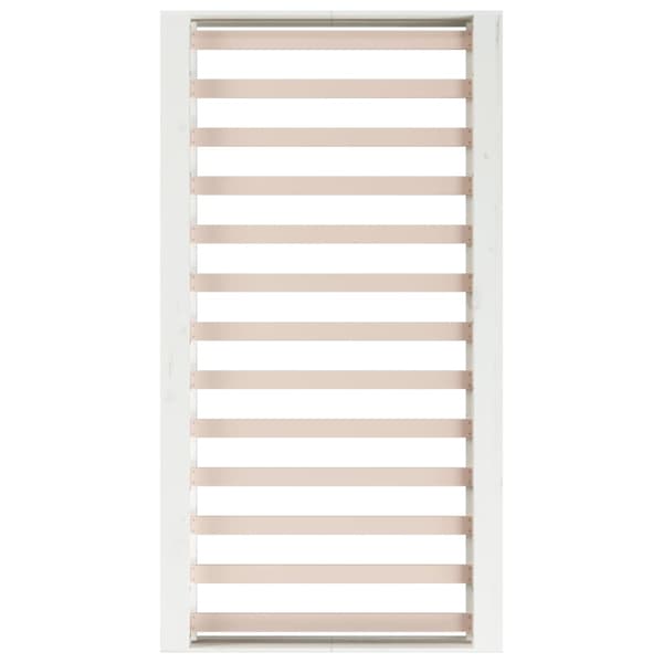 Sängram vit 100x200 cm massivt trä