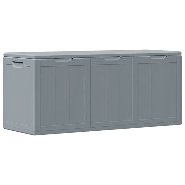 Dynbox 270 liter grå PP-träliknande