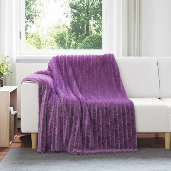 Filtar 6 pcs Lila 200 x 150 cm Fleece