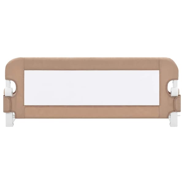 Sängskena för barn taupe 102x42 cm polyester