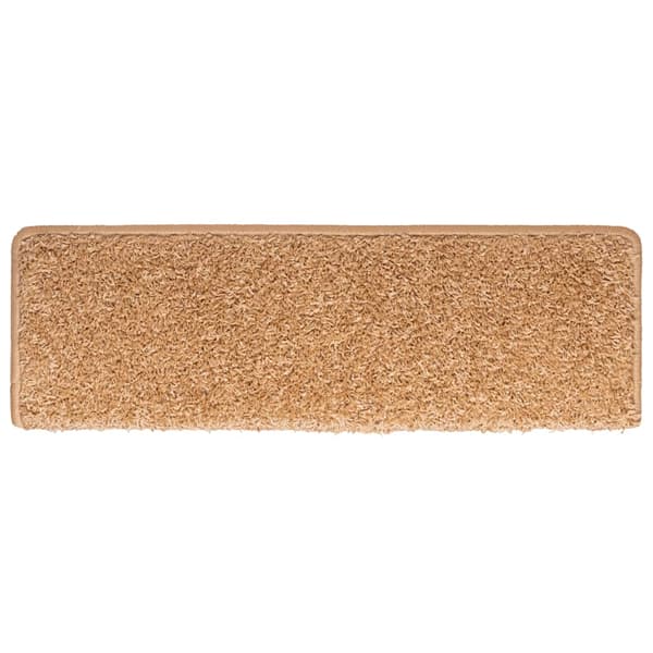 Trappmattor 30 st 65x21x4 cm beige rektangulär kant