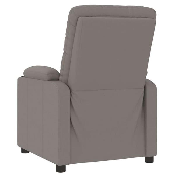 Reclinerfåtölj taupe tyg