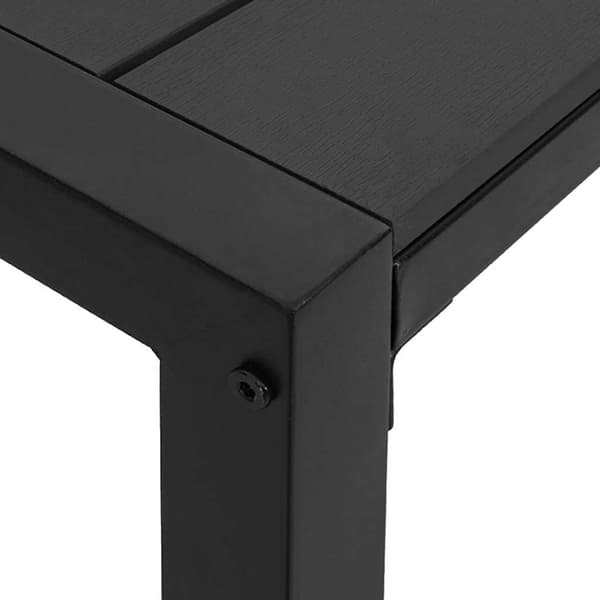 Trädgårdsmöbelset 3 pcs Antracit Stål