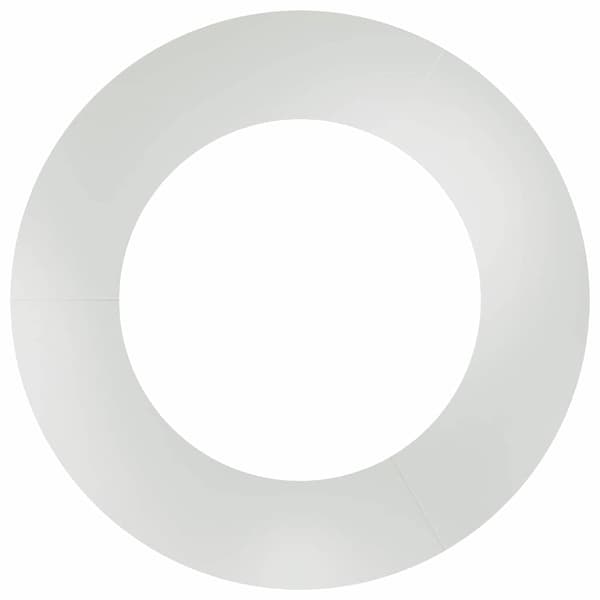 lämplig för Flat trädring Silver Ø50 / 80 cm Galvaniserat stål