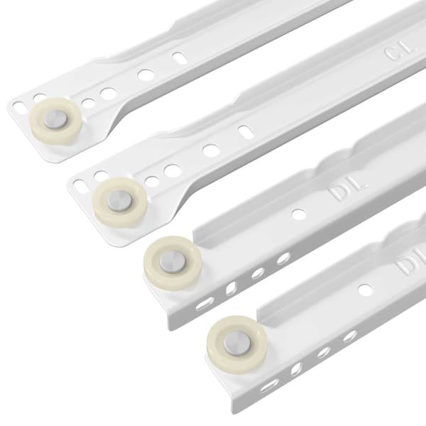 Lådräls 12 pcs Vit 350 mm Stål