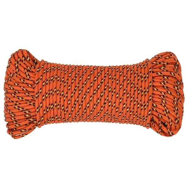 Båtlina orange 4 mm 25 m polypropen