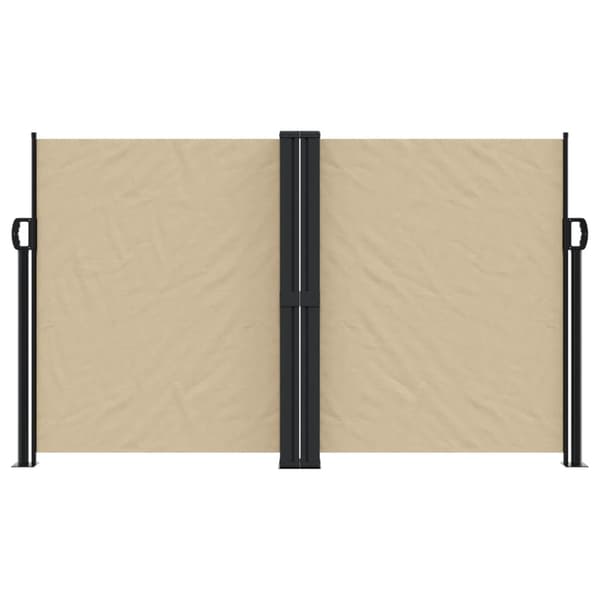 Infällbar sidomarkis beige 140x600 cm