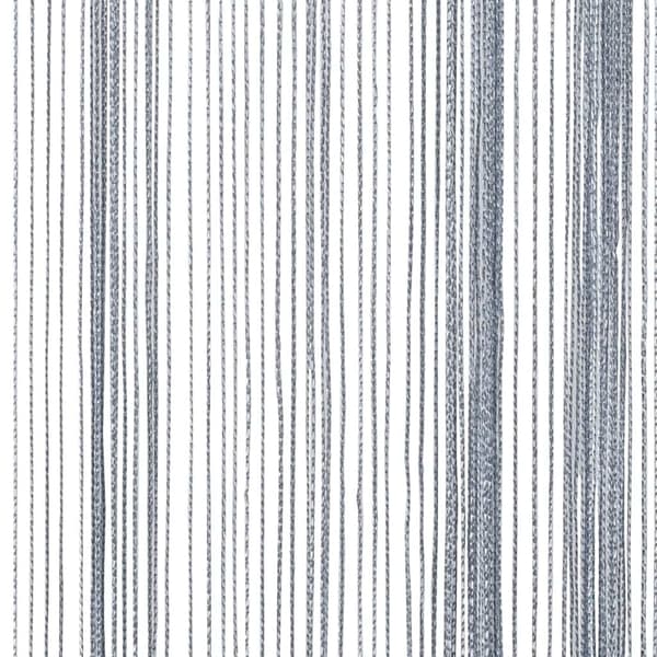 Stränggardiner 2 st ljusgrå 100x250 cm