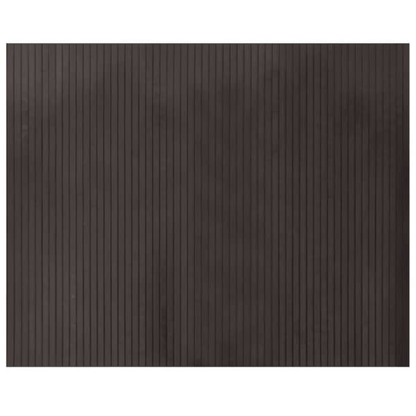 Matta rektangulär mörkbrun 80x100 cm bambu