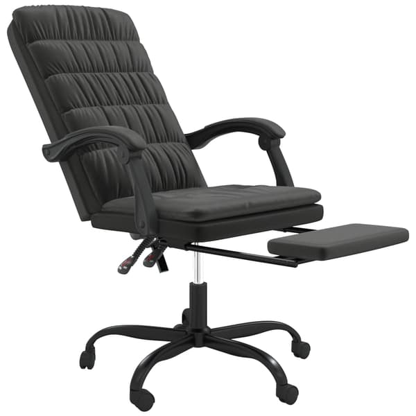 Kontorsstol svart sammet