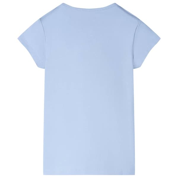 T-shirt för barn ljusblå 92