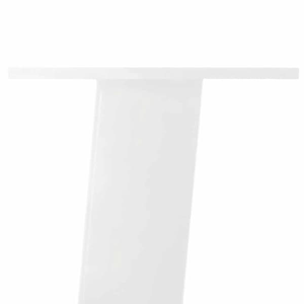 Konsolbordsben 4 st vita 72 cm stål