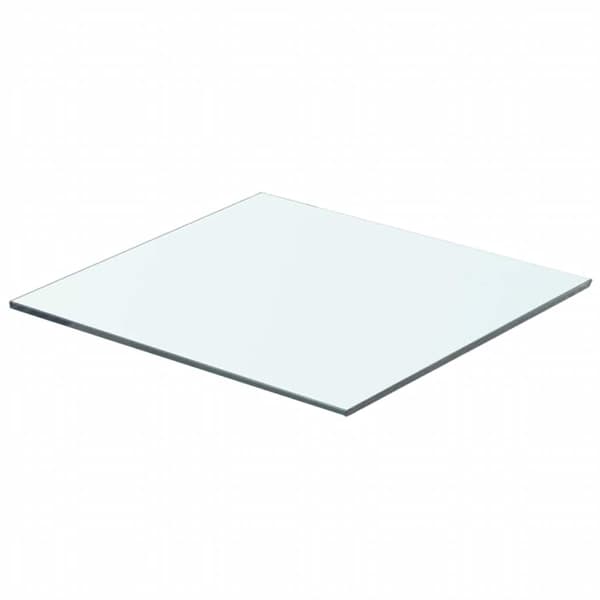 Hyllplan 2 st glas genomskinlig 40x30 cm