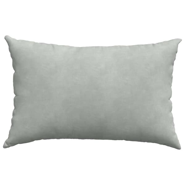 Sofakuddar 2 pcs Ljusgrå 60 x 40 cm Kordread tyg