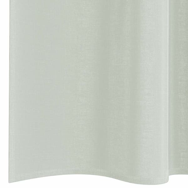 Voile gardiner med stångfickor 2 st ljusgrå