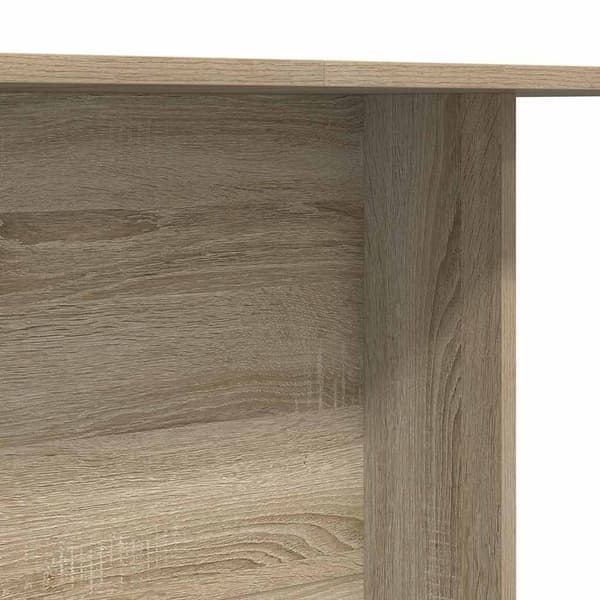 Matbord 110 x 60 x 75 cm Konstruerat trä Sonoma-ek Rektangulär