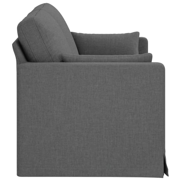 Soffa Mörkgrå 158 x 78 x 80 cm tyg