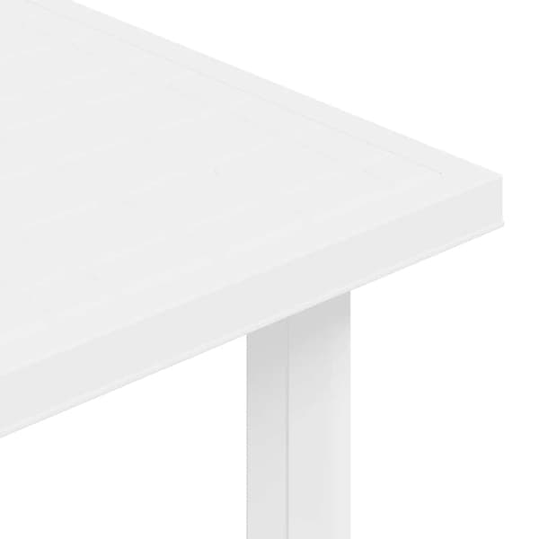 Trädgårdsbord vit 80x75x72 cm plast
