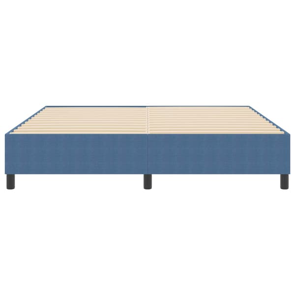 Plattform sängram Blå 180 x 200 cm Kordread tyg