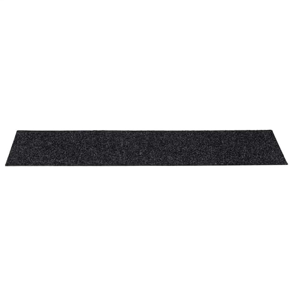 Trappmattor självhäftande 30 st 76x20 cm svarta rektangulära