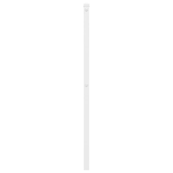 Ersättningsgavel metall vit 80 cm