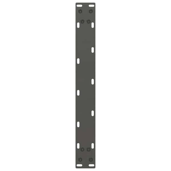 Soffbordsben U-formade 2 st antracit 50x(42-43) cm stål