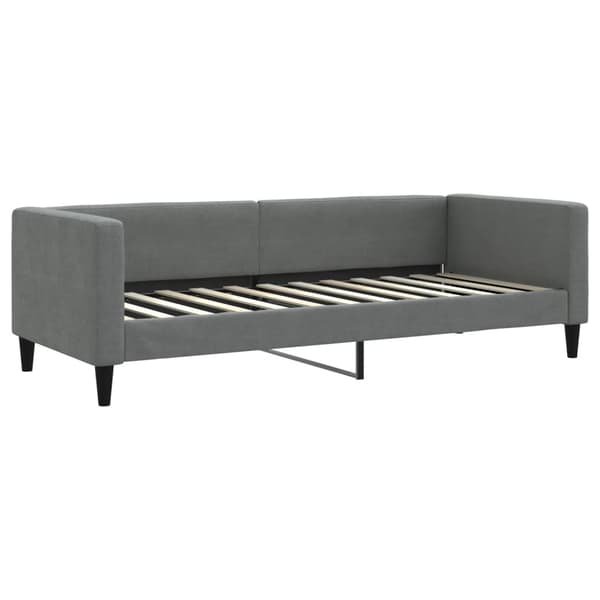 Dagbädd mörkgrå 80x200 cm tyg