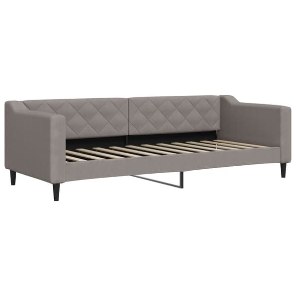 Dagbädd utdragbar taupe 80x200 cm tyg