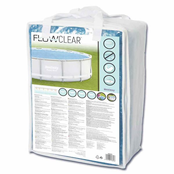 Bestway Soldrivet poolöverdrag Flowclear 427 cm
