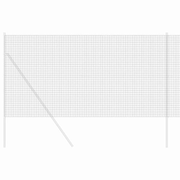 Svetsat trådstängsel 5000 x 100 cm Grå