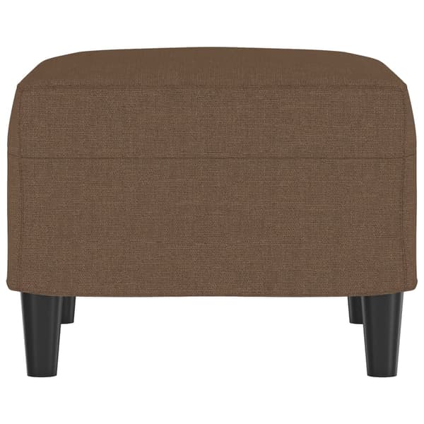 Fotpall brun 60x50x41 cm tyg